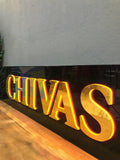 Giant Chivas Illuminated Sign