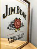 Original Jim-Beam Whiskey Under Glass Mirror