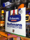 Rothmans Porsche Giant Metal Advertising Sign