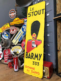 Barmy 333 Le Stout Metal Reklam Tabela