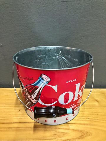 Coca Cola Kabartmalı Kova & Buz Kovası