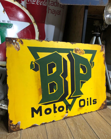 BP Metal Sign