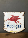 Mobilgas Metal Signage