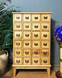 "MES" Solid Oak Multi Drawer Cabinet