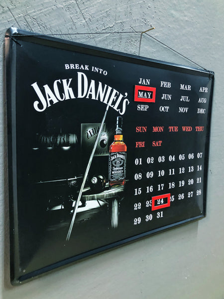 Jack Daniel's Metal Calendar