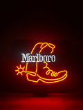 Old Marlboro glass neon