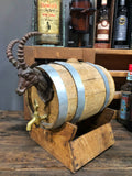 Cast Animal Pattern Old Oak Barrel