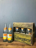 Period Schweppes Wooden Cases and Bottles