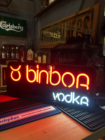 Binboa Cam Neon Işıklı Tabela