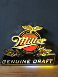 Miller Illuminated Sign