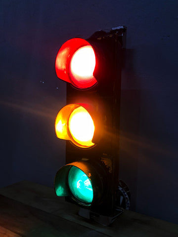 old traffic light