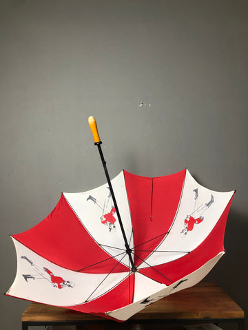 Rare England Made Johnnie Walker Red Label Golf Umbrella