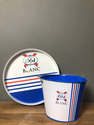 1664 Blanc Basket/Ice Bucket & Tray Set