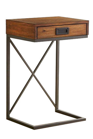 "HGN" Industrial Solid Side Table